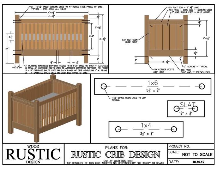 Crib woodworking cribs