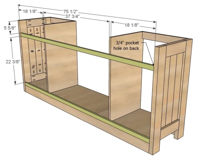 Buffet woodworking plans