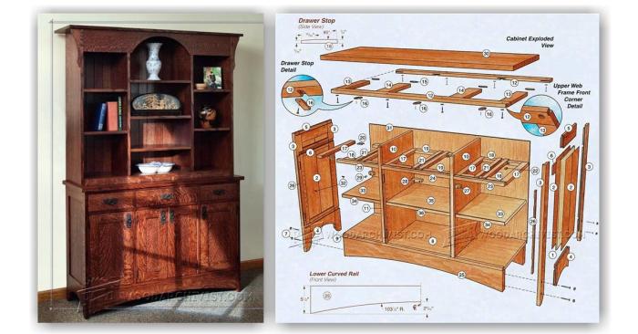 Hutch woodworking plans