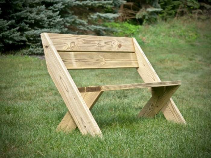 Diy bench wood garden easy outdoor plans ideas furniture designs projects benches make seating choose board woodworking project