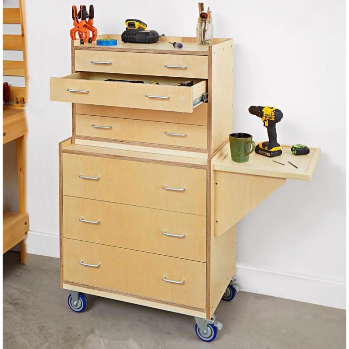 Woodworking storage