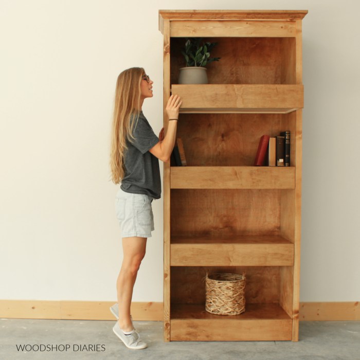 Bookshelf woodworking plans