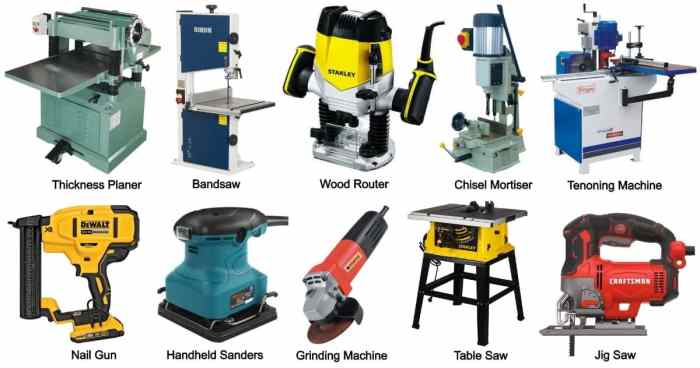 Woodworking machines