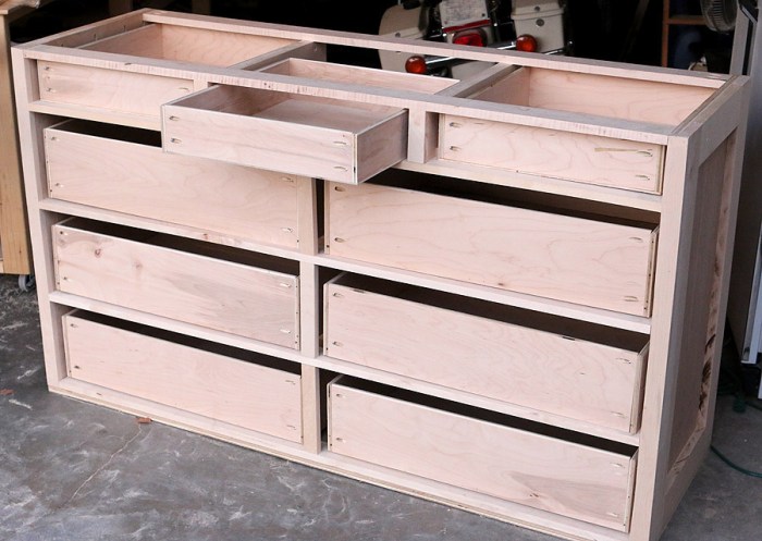 Dresser woodworking plans