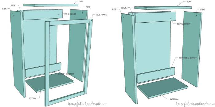 Cabinet woodworking plans