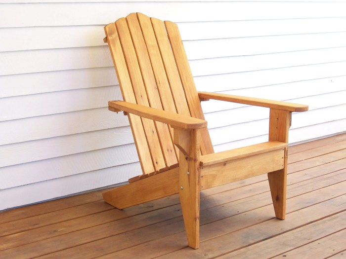 Woodworking chair