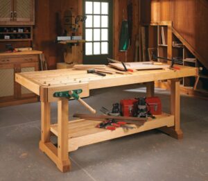 Workbench traditional bench plans woodworking ideas shop workshop classic woodsmith woodsmithplans projects woodwork large tools plan small saved features building