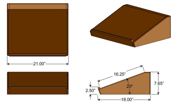 Lectern woodworking plans