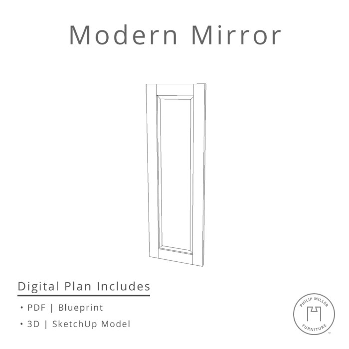 Mirror woodworking plans