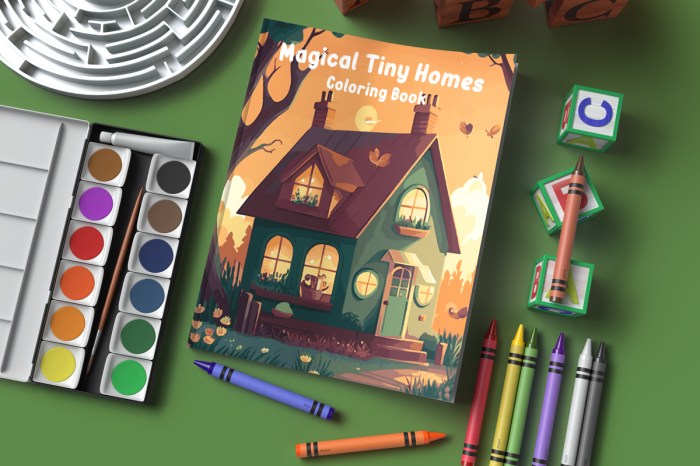 Magical Tiny Houses - Volume 2 Relax and dream ‒ a coloring book for adults.