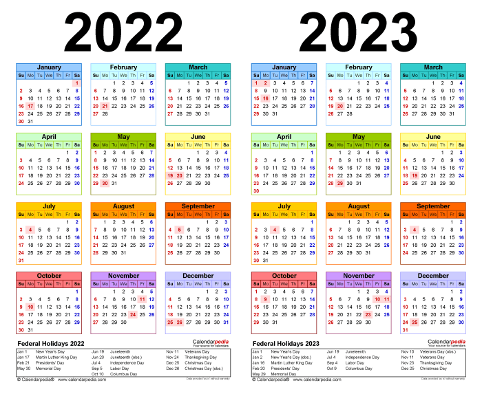 2022 printable templates