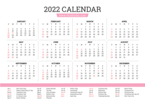 2022 Calendar Mini Calendar 2022 for Fans with Big space for Planning - 7 x 7 inches when closed & 7'' x 14'' when opened