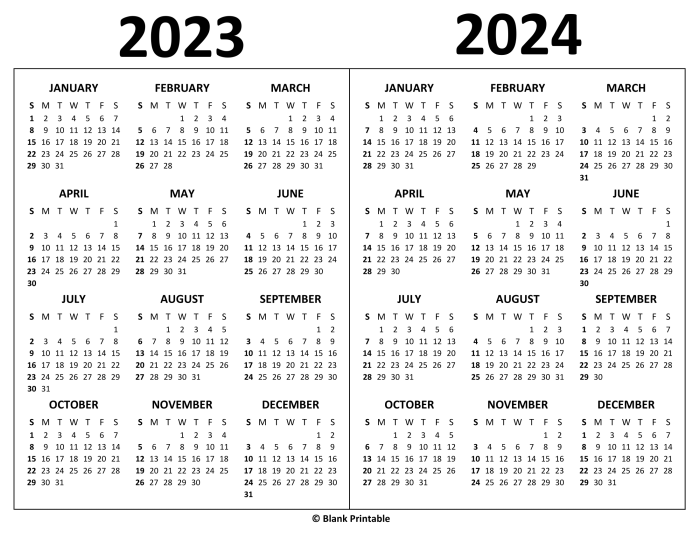 2023-2024 Monthly Planner Two Year Calendar Schedule Organizer January 2023 - December 2024 (24 Months) with Federal Holidays Cute Cats Cover