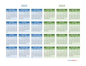 2023-2024 Monthly Planner 2 Year Monthly Planner 2023-2024  24 Months Calendar Schedule Organizer Jan 2023 - Dec 2024  2023-2024 Planner with Inspirational Quotes