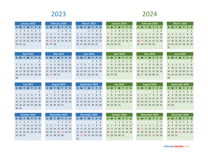 2023-2024 Monthly Planner 2 Year Monthly Planner 2023-2024  24 Months Calendar Schedule Organizer Jan 2023 - Dec 2024  2023-2024 Planner with Inspirational Quotes