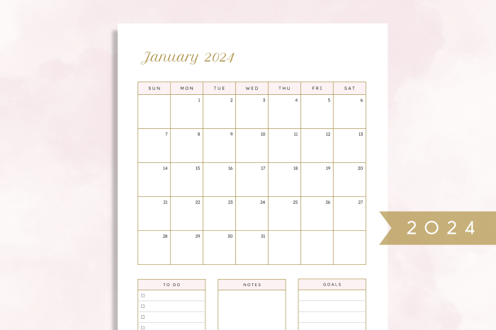 2023 – 2024 Monthly Planner Marble Design 24 Month (January 2023 to December 2024) Planner Minimalist Monthly Calendar with US Holidays Lefty Friendly