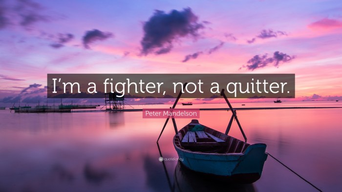 Quitter not fighter quotes mandelson peter doubt attack case quote wallpapers quotefancy patton jr george motivational