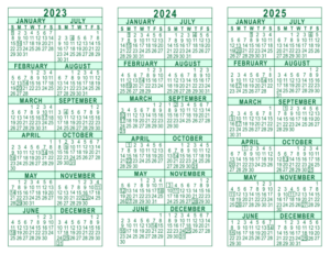 2023-2025 3-Year Monthly Planner with Whimsical Daisy Cover 6x9 Size 2023 2024 2025 Monthly 2-Page Calendars 36 Months Minimal Design