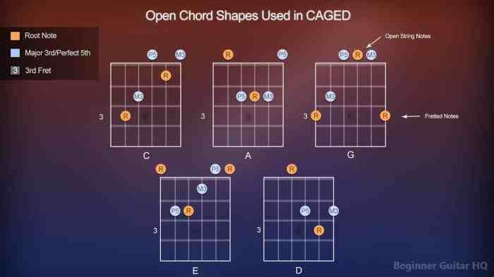 Caged chord guitar learningtoplaytheguitar solos system audio