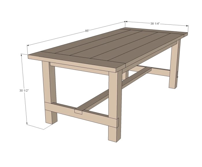 Woodworking plans tables