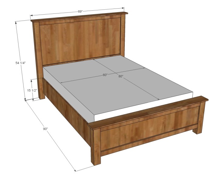 Woodworking projects bed