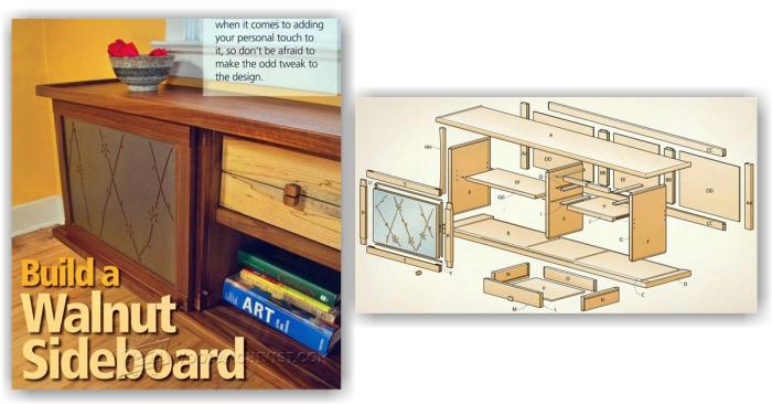 Sideboard furniture plans