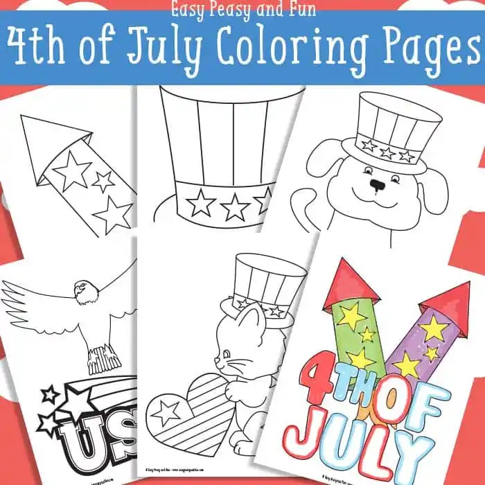 Coloring 4th pages july fourth kids day independence printable color toddlers print sheets disney kindergarten fireworks printables activities posts related