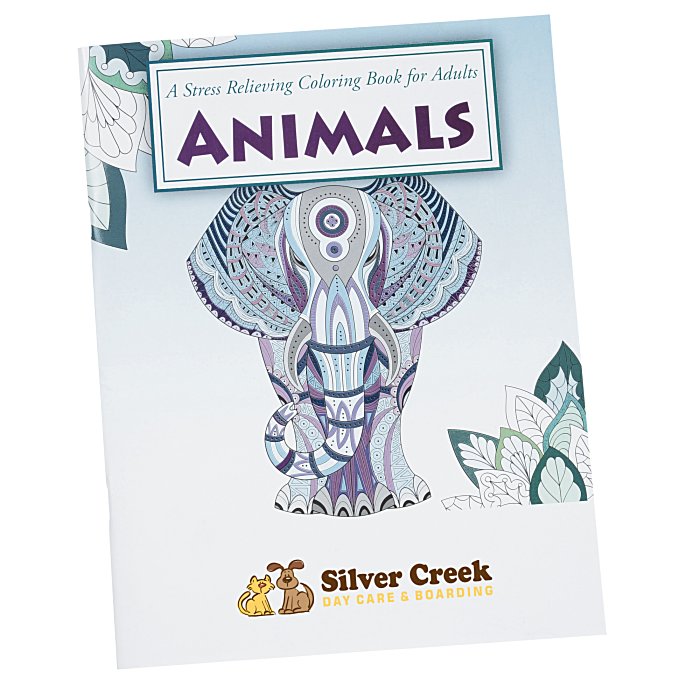 My animals coloring book Stress-free coloring activities for adults