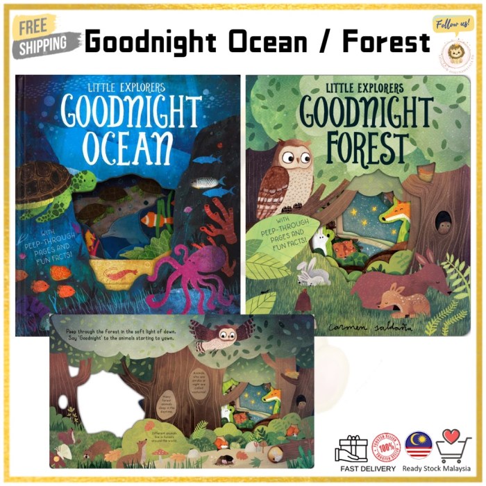 Goodnight Ocean Dive into a journey through the sea where the animals are getting ready to go to sleep (Goodnight Books)