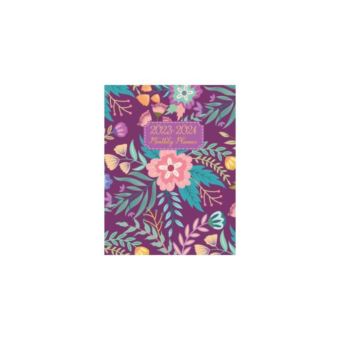 2023-2024 MONTHLY PLANNER 24 Months Planner  2 Years Monthly Planner Schedule Organizer Agenda Business Logbook2 Year Calendar (January 1st 2023 ... Floral Watercolor and Butterfly Cover