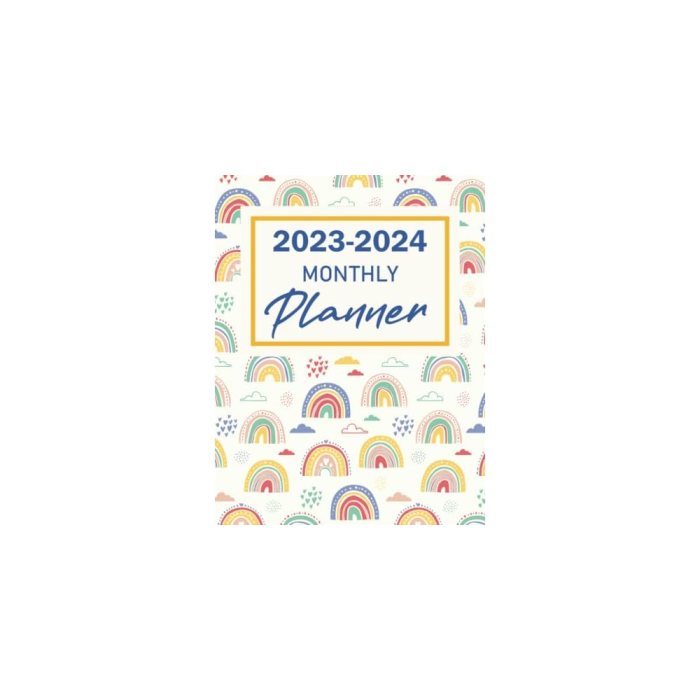 2023-2024 Monthly Planner Large 2 Year Monthly Planner Calendar Schedule Organizer with Minimalist Boho Cover 24 Months Calendar with Holidays and Inspirational Quotes ( Jan 2023 - Dec 2024)