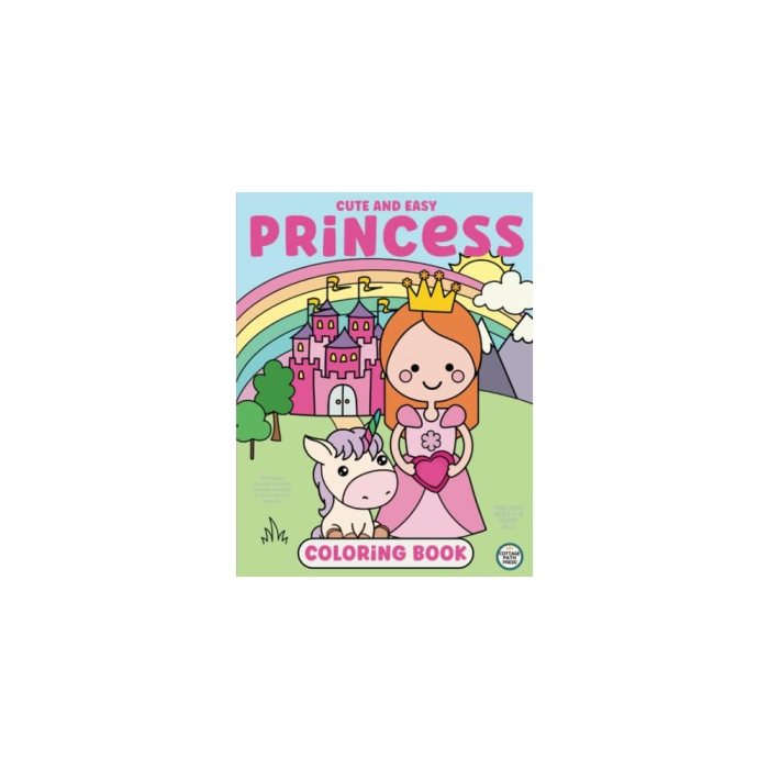 Princess Coloring Book For Kids Ages 4-8 (65 Awesome Designs)