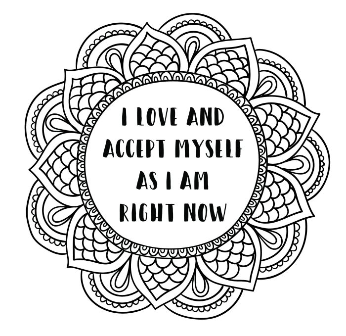 Affirmations affirmation mandala