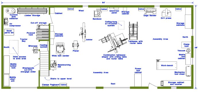 Workshop woodworking plans