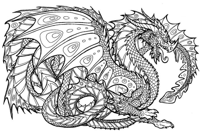 Dragon coloring pages detailed adult drawing choose board moon