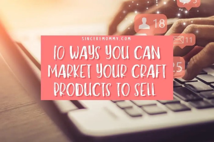 Crafting Your Income How to Market Your Handmade Products