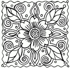 Coloring pages abstract printable difficult adult adults hard teenagers print flower coloring4free cool colouring ford sheets mandala raptor girls color