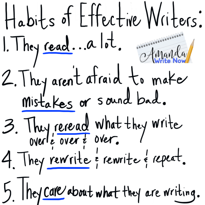 Effective writers