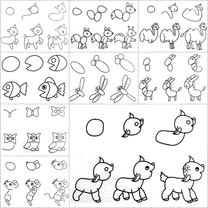 How to Draw Animals Simple Steps to Drawing Realistic Pets Wild and Many More Different Creature for Kids Adults and all Ages Easy Sketch Guide for Beginners with Step