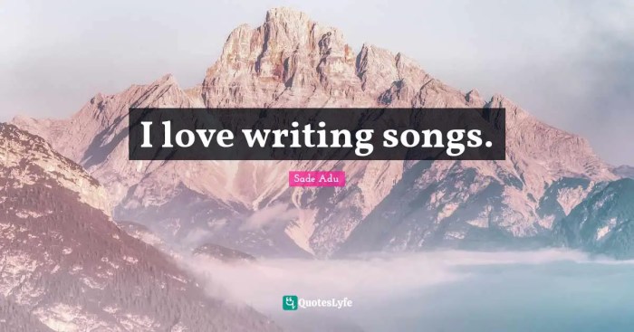 Love song write writing