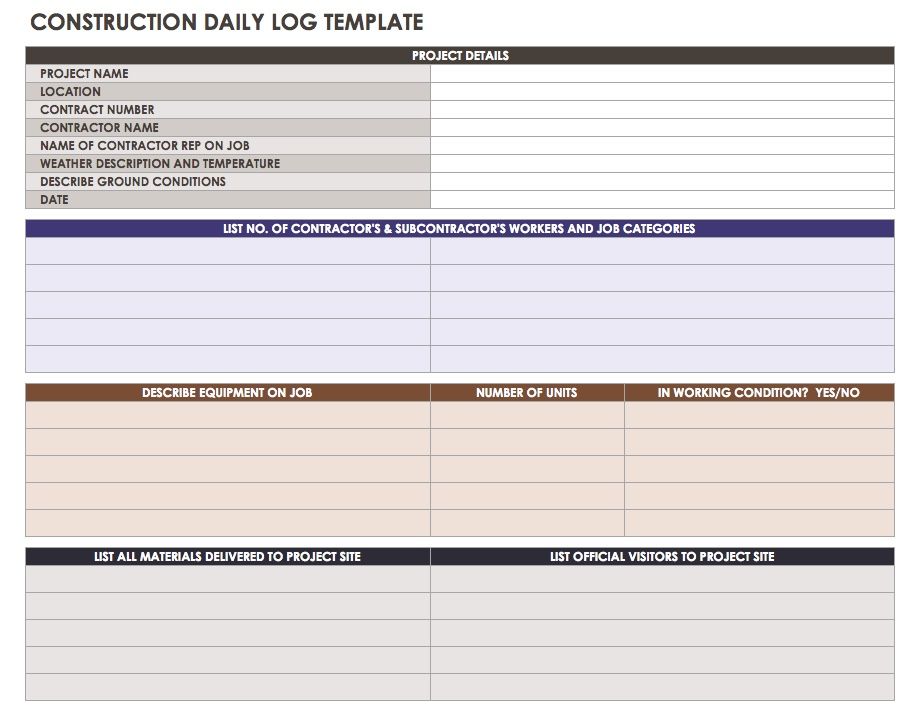 Construction export professionally formatted exported colours sitemate