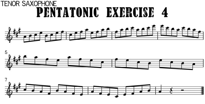 Saxophone tune beginner tenor