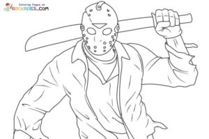 Horror Movie Coloring Book Fun and Relaxing Coloring Book for Teens and Adults