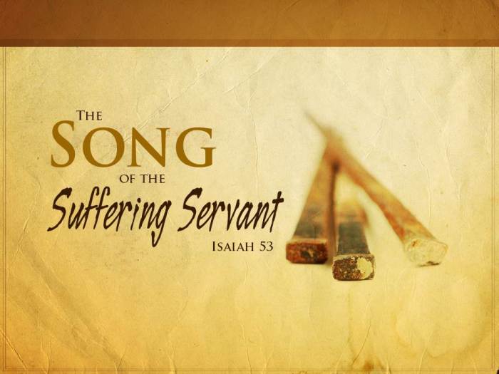 Suffering servant isaiah suffered through he songs obedience learned jesus things lent prayers ot vistas return bible slideshare