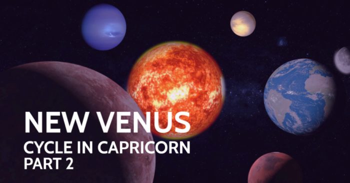 Venus Wisdom Capricorn Cycle Calendar 2022