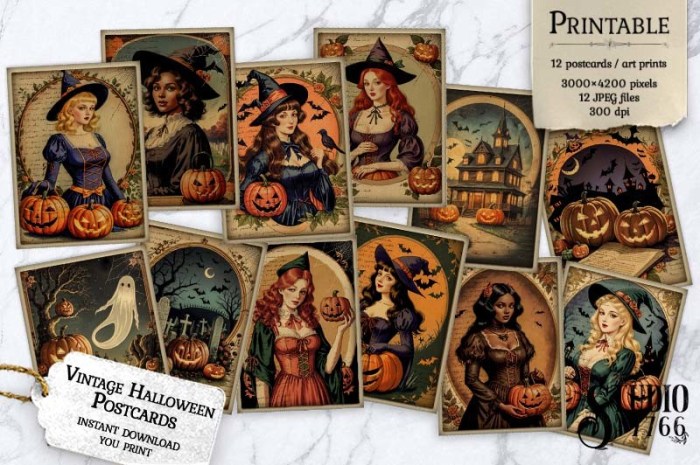 Postcards witches schmucker greetings cartoline 1920s era annali