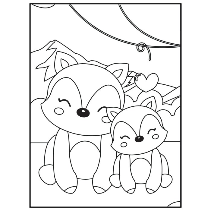 My Cute Animals Coloring Book For Kids Adorable and Fun Coloring Pages with Sweet Animals For Boys and Girls ages 4-8