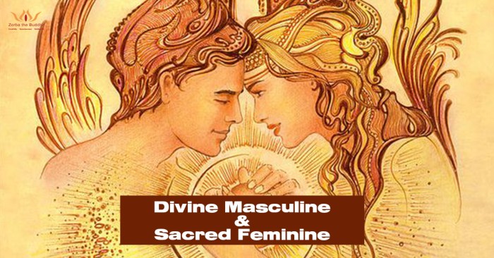 Divine masculine feminine sacred