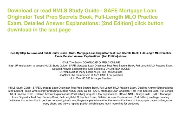 NMLS SAFE Act Study Guide 2023-2024 Pass the Mortgage Loan Originator Test - Fast and Easy! 420+ Practice Questions with Answers!