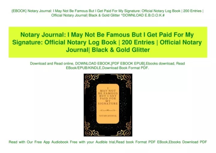 Notary Journal I May Not Be Famous But I Get Paid For My Signature Notary Journal